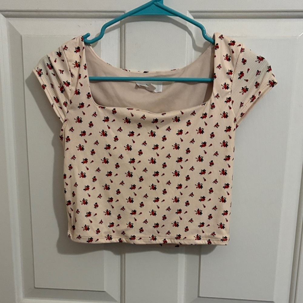 Floral Print Live In the Moment top